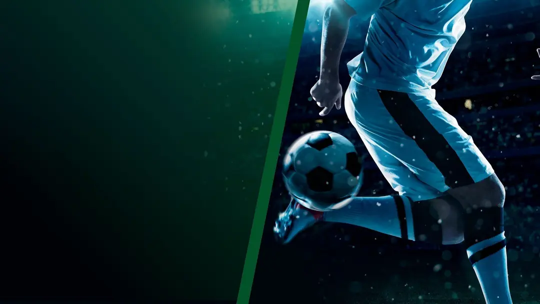 Football player in the background promoting Betcris welcome bonus